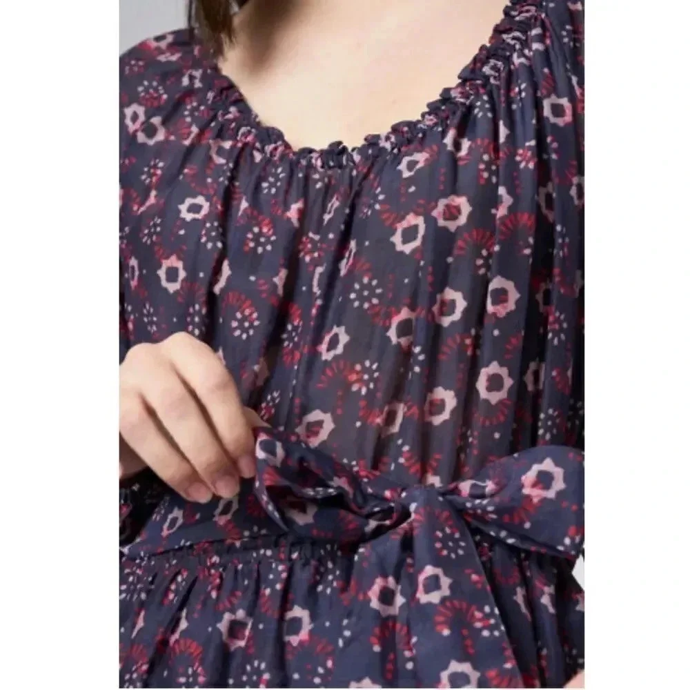 Xirena Jia Dress Navy Rouge -sz M - Picture 8 of 14